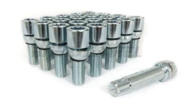 SK-Import Wielbouten Ster Wobble Bouten Zilver Staal M12x1.25