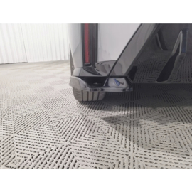 Motordrome Achterbumperskirts (Hoeken) passend voor BMW 1-Serie (F70) M-Sport excl. M135 2024- (ABS Glanzend zwart)