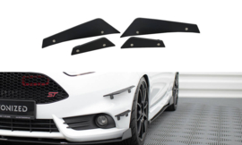 Maxton Design Voorbumpervleugels (Canards) Ford Fiesta ST Mk7 FL