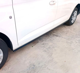 Set sideskirts passend voor Volkswagen Caddy Maxi V Box/MPV 2020- (ABS Glanzend zwart)