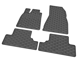 CIKCAR Rubber matten passend voor Renault R5 E-Tech 2024- & Nissan Micra VI EV 2025- & Alpine A290 EV 2024- (4-delig + montagesysteem)