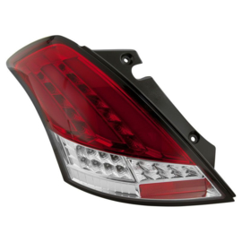 Set LED Achterlichten passend voor Suzuki Swift YP6 2010- - Rood/Helder