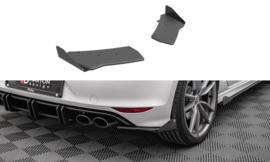 Maxton Design Street Pro Achterzijde Splitters + Flaps Volkswagen Golf R Mk7
