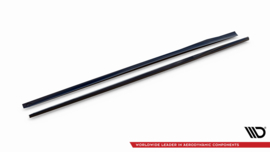 Maxton Design SIDESKIRTS DIFFUSERS AUDI S3 / A3 S-LINE SPORTBACK 8V Gloss Black