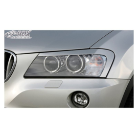 Koplampspoilers passend voor BMW X3 F25 2010-2014 (ABS)