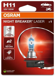 Osram Night Breaker Laser Halogeen lamp - H11 - 12V/55W - per stuk