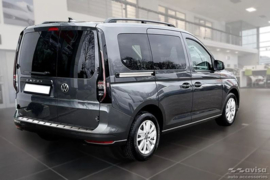 RVS Achterbumperprotector passend voor Volkswagen Caddy V Cargo & Combi 2020- 'STRONG EDITION'
