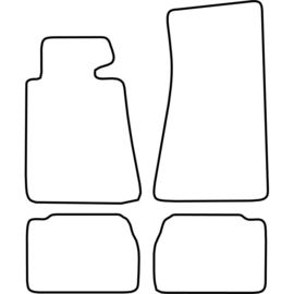 Automatten passend voor BMW 5 serie (E34) 1988-1996