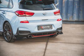 Maxton Design Achterzijde splitters V.6 + flappen Hyundai I30 N Mk3 Hatchback