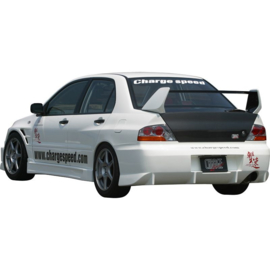 Chargespeed Achterbumper passend voor Mitsubishi Lancer EVO 7/8/9 CT9A Type2 excl. Carbon Diffuser