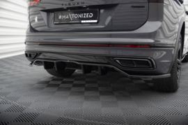 Maxton Design Achtersplitter (met verticale stangen) Volkswagen Tiguan R-Line Mk2 Facelift