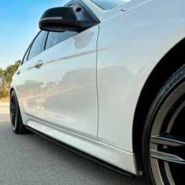Oneway Set Sideskirts passend voor BMW 3-Serie F30 M-Sport 2012-2019 - Glanzend zwart