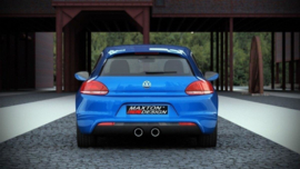 Maxton Design Achterspoiler VW Scirocco III R met 2 uitlaatgaten