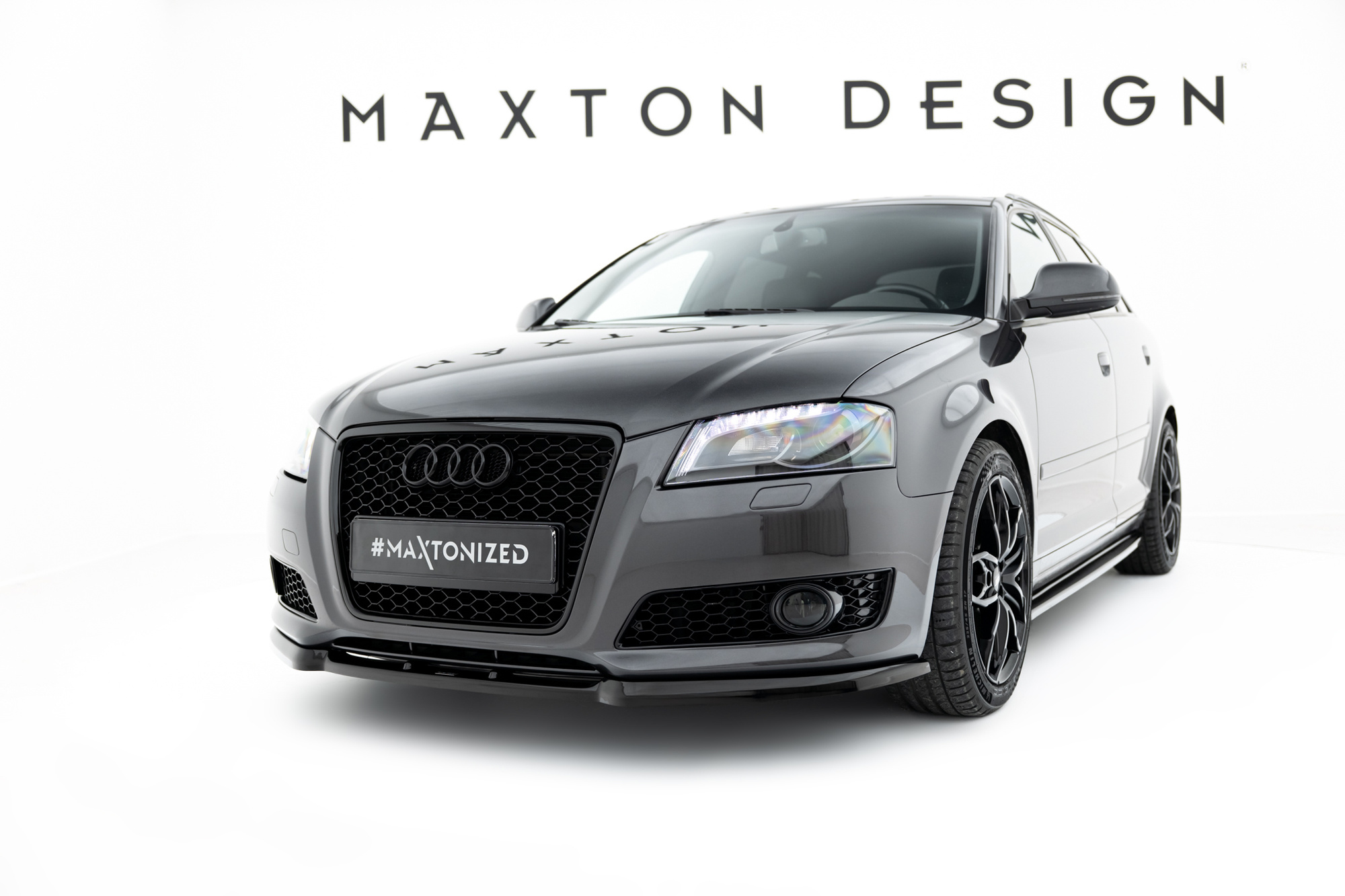 Maxton Design VOORSPLITTER AUDI A3 8P (FACELIFT-MODEL)