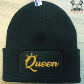 Muts Queen + Kroon (Goud)