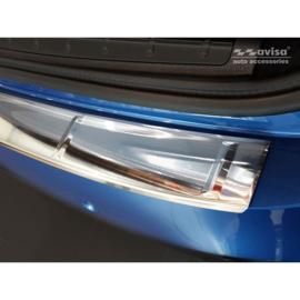 RVS Achterbumperprotector passend voor BMW X1 (F48) M-Pakket 2015-2022 'Ribs'