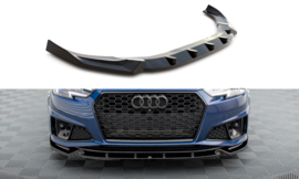 Maxton Design VOORSPLITTER V.1 AUDI A4 COMPETITION B9 Gloss Black