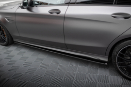 Maxton Design Street Pro Sideskirts Diffusers Mercedes-AMG C63 Sedan / Estate W205 Facelift