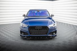 Maxton Design VOORSPLITTER V.1 AUDI A4 COMPETITION B9 Gloss Black