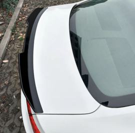 AutoStyle Achterspoiler passend voor Audi A5 (8T) Coupe/Cabrio 2007-2016 (ABS Glanzend zwart)