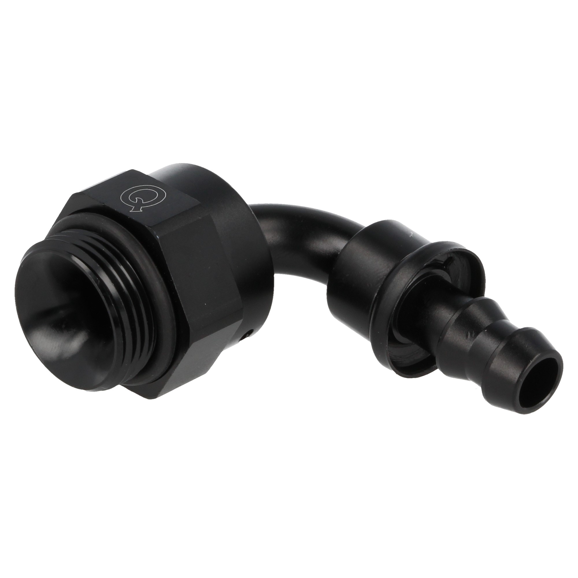 QSP oliekoeler adapter push-on 90° M22 - AN10