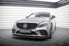 Maxton Design Frontsplitter V.2 Mercedes-AMG C43 Coupé / Sedan / Stationwagen C205 / W205 / S205 Facelift