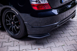Maxton Design REAR SIDE SPLITTERS HONDA CIVIC EP3 (MK7) TYPE-R/S FACELIFT Gloss Black
