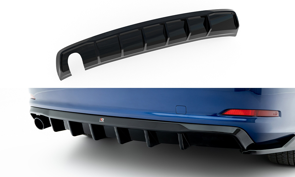 Maxton Design Achterspoiler Audi A3 Sedan 8V (uitvoering met enkele uitlaatpijpen aan één kant)