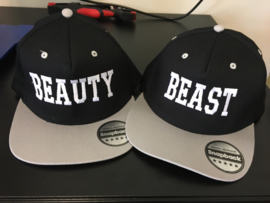Beauty & Beast Cap zwart/grijs
