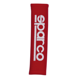 Sparco Gordelhoezen GT - Rood + Logo - 2 stuks