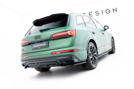 Maxton Design Achtersplitter (met verticale spijlen) Audi Q7 S-Line Mk2 Facelift