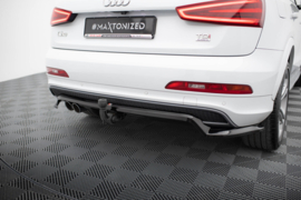 Maxton Design Achtersplitter (met verticale spijlen) Audi Q3 S-line 8U