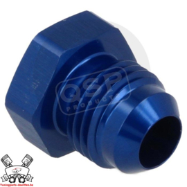 Aluminium blind plug D04 - Blauw