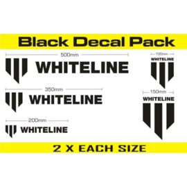 Whiteline Whiteline Sticker Kit 10-Delig Zwart