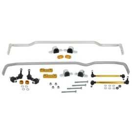 Whiteline Stabilisatorstang Kit voor en achter passend voor Audi A3/TT / Seat Leon / Skoda Octavia III / Volkswagen Golf Sportsvan/Golf VII 2012- Exclusief 4x4