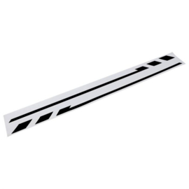 Foliatec PIN-Striping voor spiegelkappen zwart - Breedte = 1,3cm: 2x 35,5cm