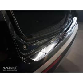 RVS Achterbumperprotector passend voor Alfa Romeo Stelvio 2017- & FL 2020- 'Ribs'