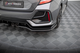 Maxton Design Achtersplitter (met verticale stangen) Honda Civic Sport Mk 10 Facelift