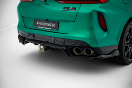 Maxton Design Achtersplitter (met verticale stangen) BMW X6 M F96 + Facelift