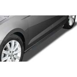 Sideskirts 'Slim' passend voor Volkswagen Touran 5T 2015- (ABS zwart glanzend)