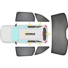 SunClip Zicht- & Zonwering passend voor BMW 2-Serie F46 Gran Tourer 2015-2022