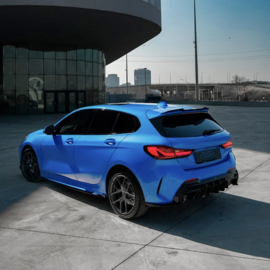 Oneway Set Sideskirts passend voor BMW 1-Serie F40 M-Pack/M135i 2019- - Glanzend zwart