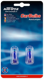 T-10 12V/5W Lampen 12V Super Wit (Natural Glass), set à 2 stuks