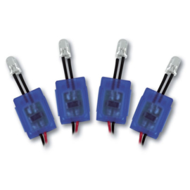 Simoni Racing Interieur LEDs - Blauw - Set à 4 stuks