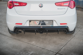 Maxton Design ACHTERPANEEL ALFA ROMEO GIULIETTA FACELIFT (VERSIE MET ENKELE UITLAAT) Gloss Black