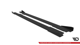 Maxton Design Street Pro Zijskirts Diffusers + Flaps Audi A5 / A5 S-Line / S5 Coupé / Cabrio 8T / 8T Facelift