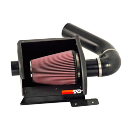 K&N High Performance Air Intake Kit passend voor Ford E150/E250/E350/E450/E550 5.4l V8/6.8L V10 1997-2019 - Zwart (77-2570KTK)