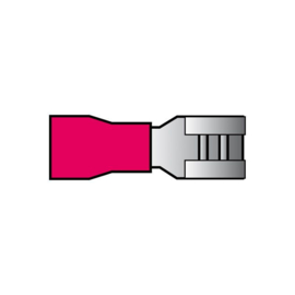 Kabelverbinders 741 rood blister 10-stuks