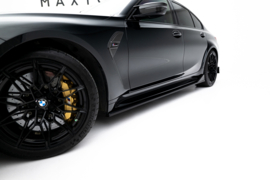 Maxton Design Zijskirts Diffusers V.3 CSL Look BMW M3 G80 + BMW M3 Sedan / Touring G80 / G81