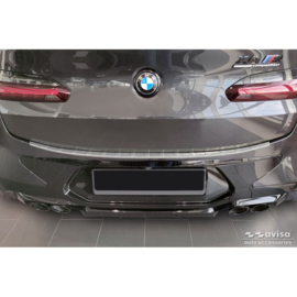 RVS Achterbumperprotector passend voor BMW X4 G02/F98 M Competition Facelift 2021- 'Ribs'